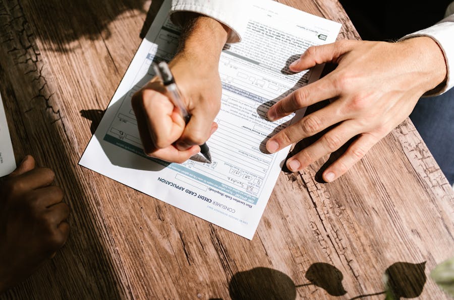 Underskrift til lån